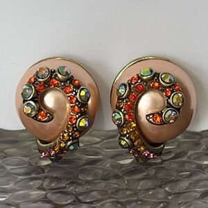 HEIDI DAUS OMEGA 🆕 “Deep Dive Dazzle” Octopus earrings for pierced ears